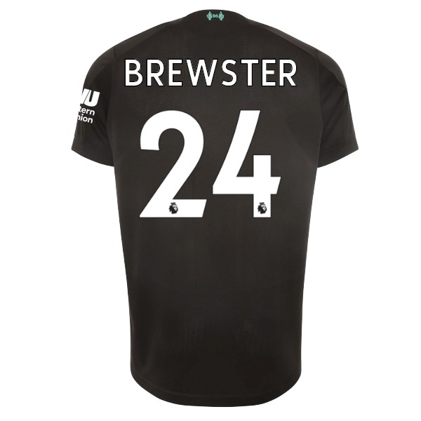 Camiseta Liverpool NO.24 Brewster 3ª Kit 2019 2020 Negro